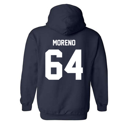 Monmouth - NCAA Football : Chris Moreno - Classic Shersey Hooded Sweatshirt-1