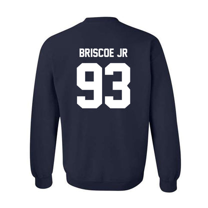 Monmouth - NCAA Football : DJ Briscoe Jr - Classic Shersey Crewneck Sweatshirt-1