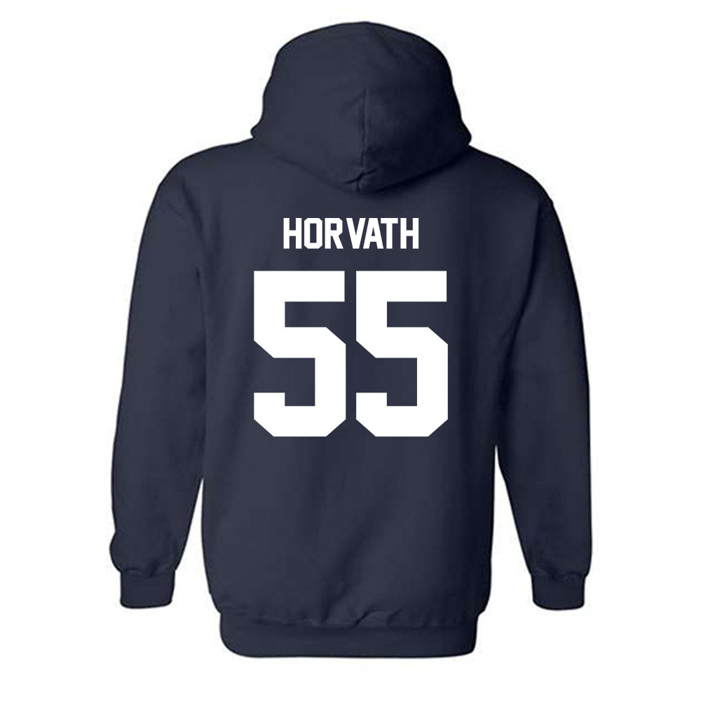 Monmouth - NCAA Baseball : David Horvath - Classic Shersey Hooded Sweatshirt-1
