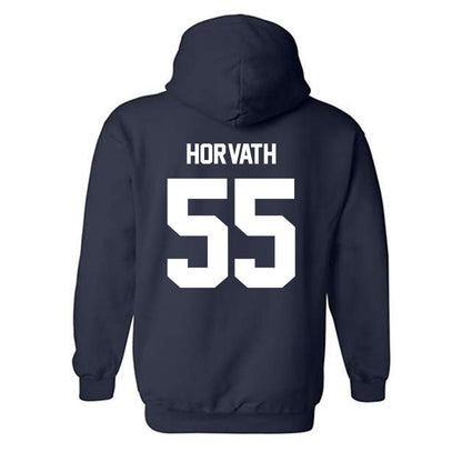 Monmouth - NCAA Baseball : David Horvath - Classic Shersey Hooded Sweatshirt-1