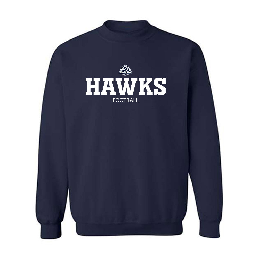 Monmouth - NCAA Football : Shalik Hubbard - Classic Shersey Crewneck Sweatshirt-0
