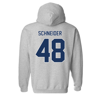 Monmouth - NCAA Men's Lacrosse : Jake Schneider - Classic Shersey Hooded Sweatshirt-1