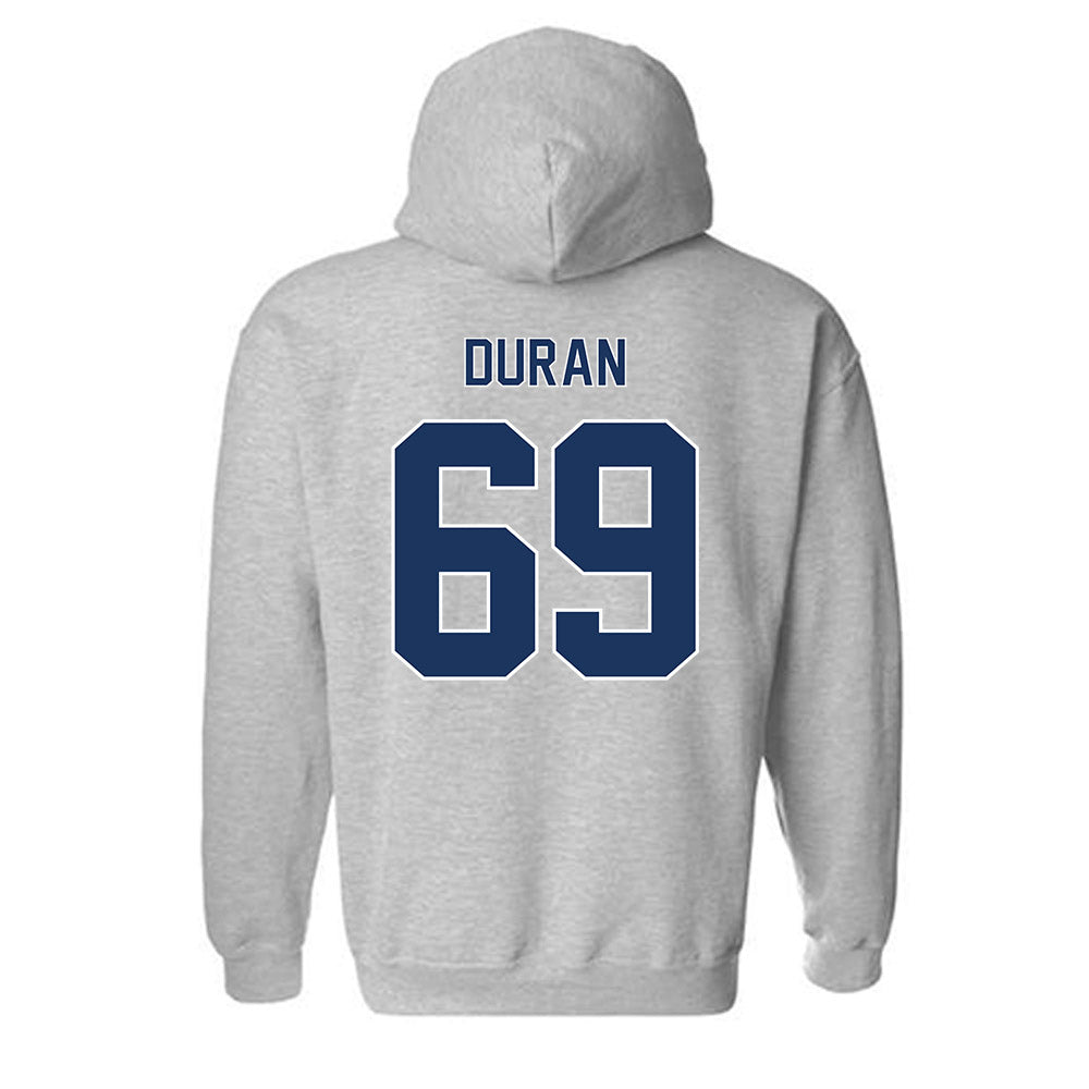 Monmouth - NCAA Football : Josh Duran - Classic Shersey Hooded Sweatshirt-1