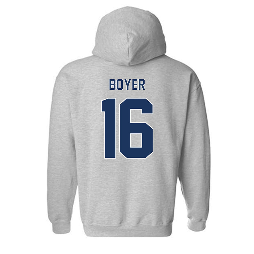 Monmouth - NCAA Men's Lacrosse : Daniel Boyer - Classic Shersey Hooded Sweatshirt-1