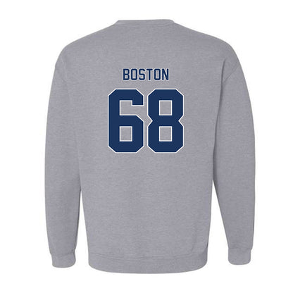 Monmouth - NCAA Football : Logan Boston - Classic Shersey Crewneck Sweatshirt-1
