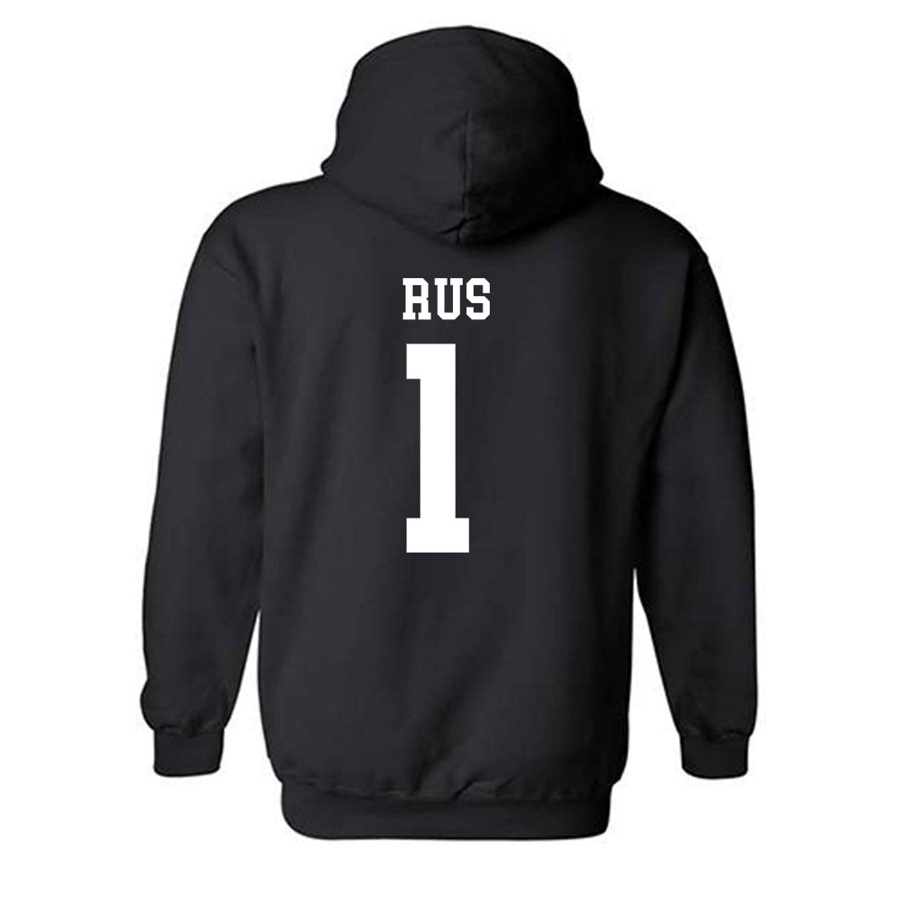 NSU - NCAA Women's Basketball : Reagan Rus - Classic Shersey Hooded Sweatshirt-1