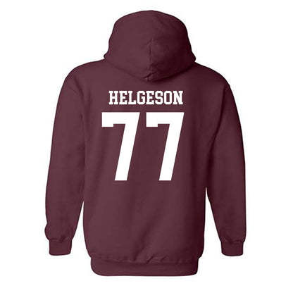 NSU - NCAA Football : Riley Helgeson - Classic Shersey Hooded Sweatshirt-1