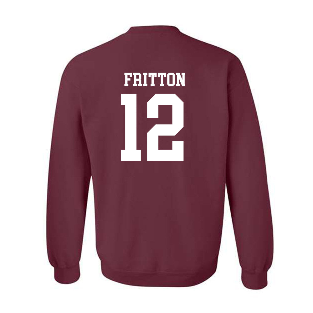 NSU - NCAA Football : Collin Fritton - Classic Shersey Crewneck Sweatshirt-1