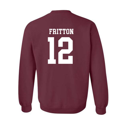 NSU - NCAA Football : Collin Fritton - Classic Shersey Crewneck Sweatshirt-1