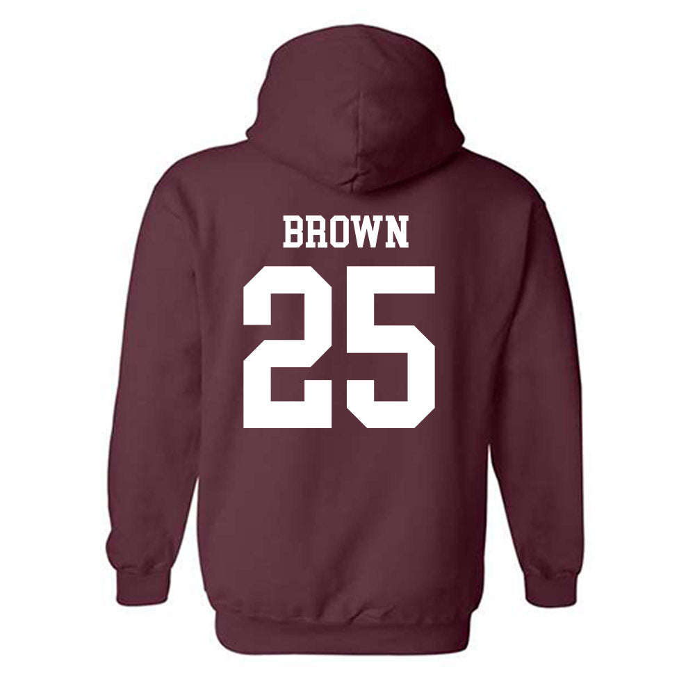 NSU - NCAA Baseball : Hunter Brown - Classic Shersey Hooded Sweatshirt-1
