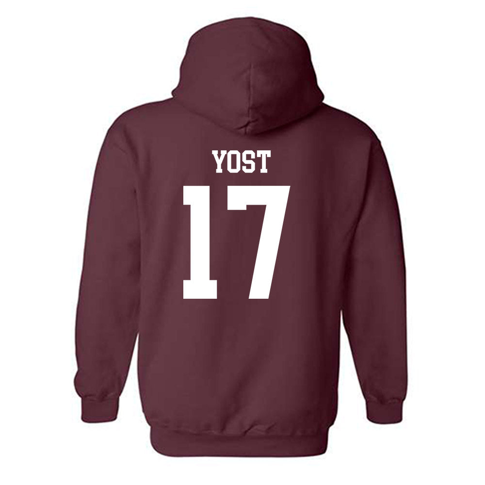 NSU - NCAA Women's Volleyball : Ashley Yost - Classic Shersey Hooded Sweatshirt-1