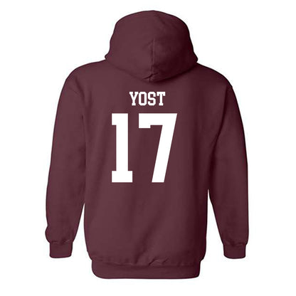 NSU - NCAA Women's Volleyball : Ashley Yost - Classic Shersey Hooded Sweatshirt-1