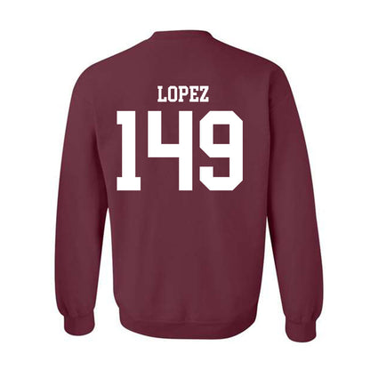 NSU - NCAA Wrestling : Rudy Lopez - Classic Shersey Crewneck Sweatshirt-1