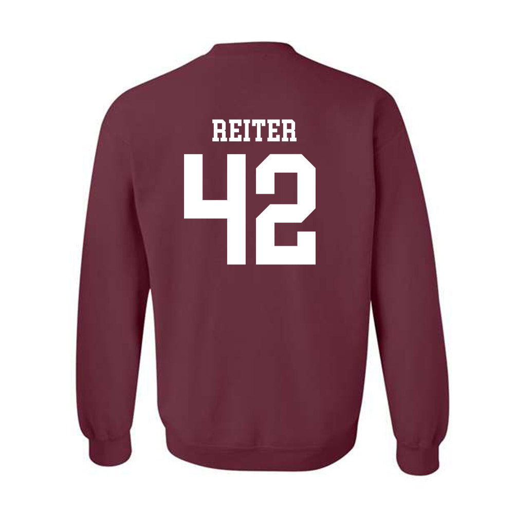 NSU - NCAA Baseball : Austin Reiter - Classic Shersey Crewneck Sweatshirt-1