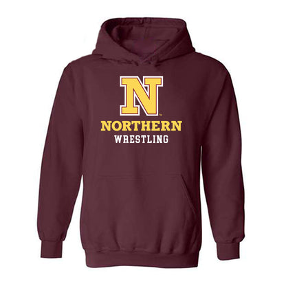 NSU - NCAA Wrestling : Griffin Lundeen - Classic Shersey Hooded Sweatshirt-0