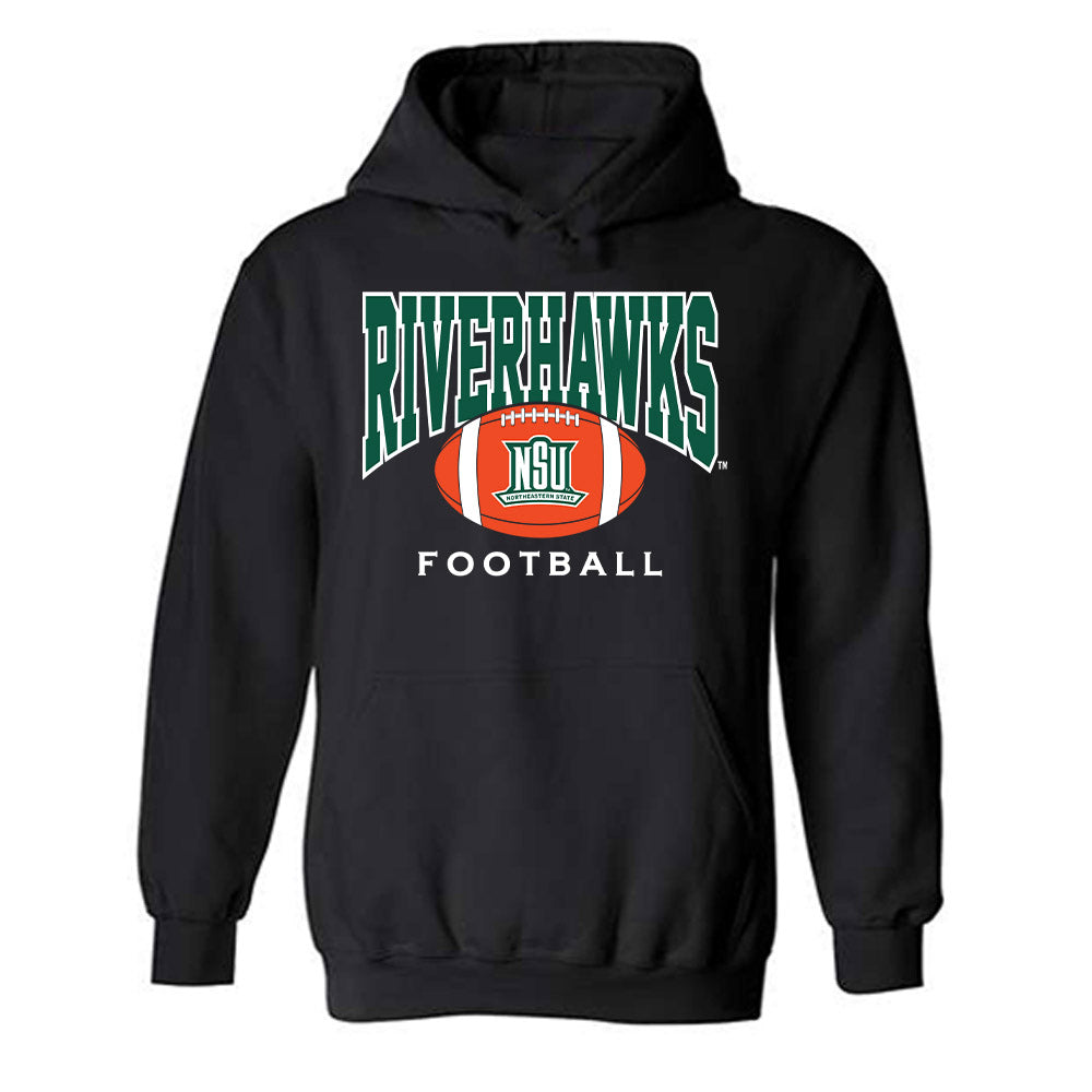 Northeastern State - NCAA Football : Cayson Badley - Sports Shersey Hooded Sweatshirt-0