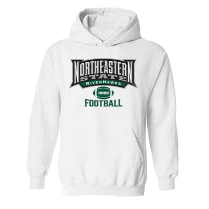 Northeastern State - NCAA Football : Cayson Badley - Sports Shersey Hooded Sweatshirt-0