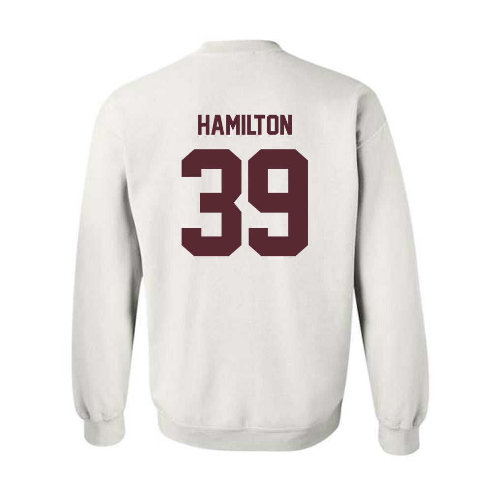 Texas State - NCAA Baseball : Maximus Hamilton - Crewneck Sweatshirt-1