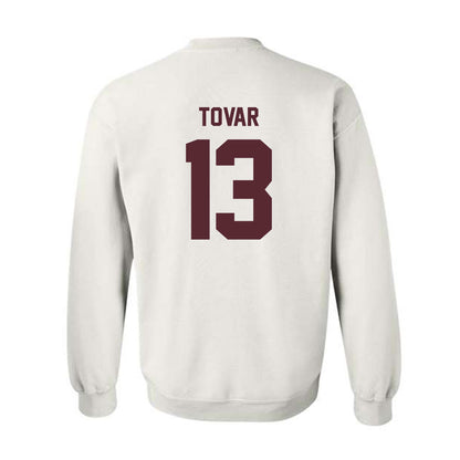 Texas State - NCAA Baseball : Jesus Tovar - Crewneck Sweatshirt-1