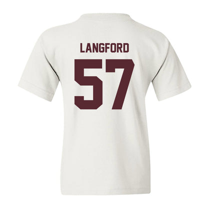 Texas State - NCAA Football : Ian Langford - Youth T-Shirt-1