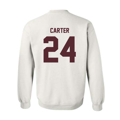 Texas State - NCAA Football : Caleb Carter - Crewneck Sweatshirt-1