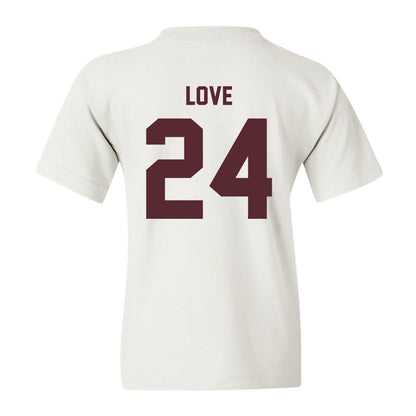 Texas State - NCAA Men's Basketball : Brandon Love - Youth T-Shirt