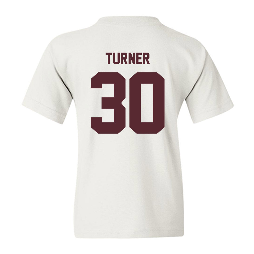 Texas State - NCAA Men's Basketball : Christian Turner - Youth T-Shirt-1