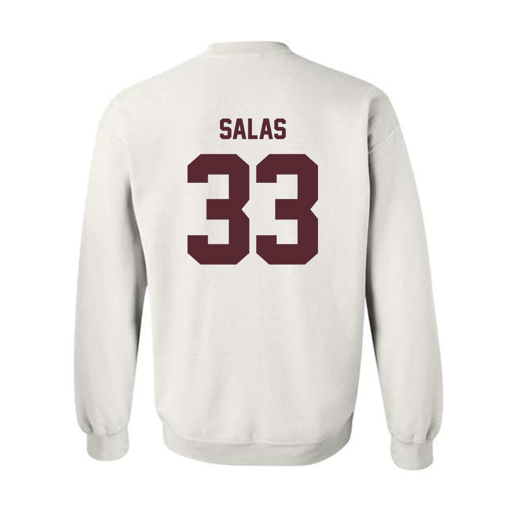 Texas State - NCAA Baseball : Manny Salas - Crewneck Sweatshirt-1