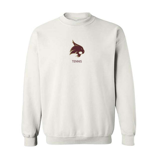 Texas State - NCAA Women's Tennis : Chantajah Mills - Crewneck Sweatshirt-0