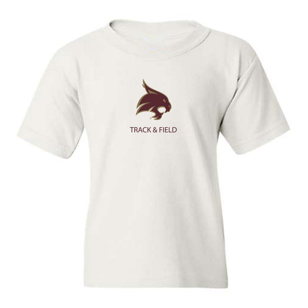 Texas State - NCAA Women's Track & Field : makhi falkquay - Youth T-Shirt