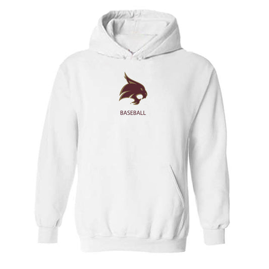 Texas State - NCAA Baseball : Will Canalichio - Hooded Sweatshirt-0