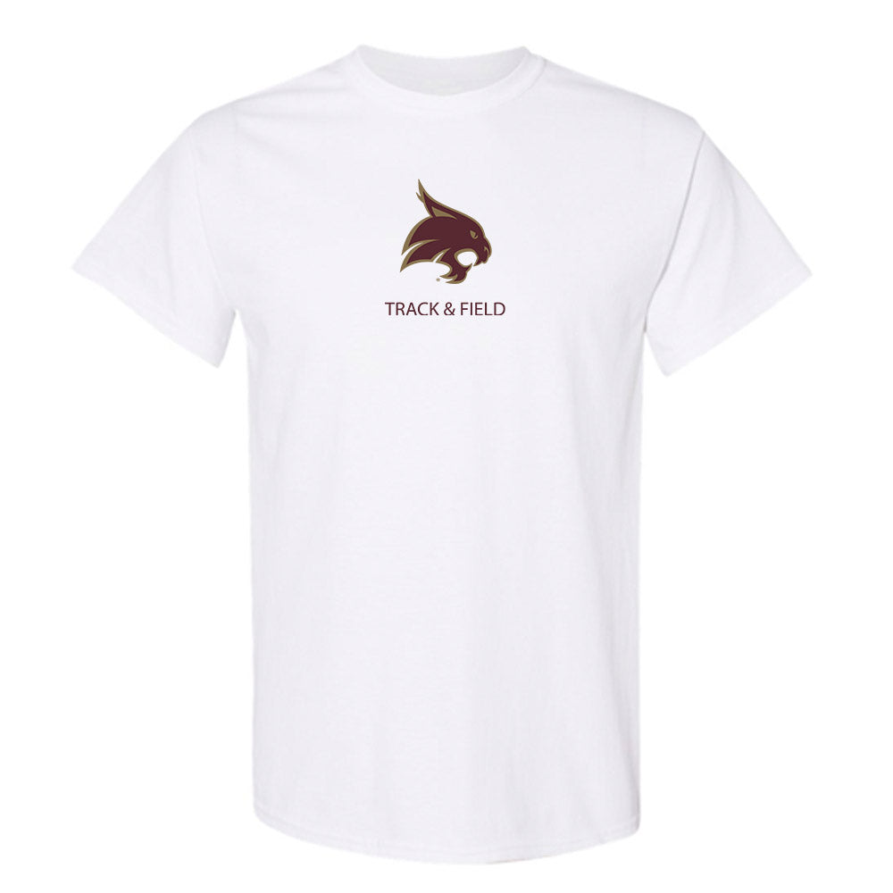 Texas State - NCAA Men's Track & Field : Nathan Bloom - T-Shirt-0