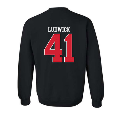 Fairfield - NCAA Baseball : Eric Ludwick - Classic Shersey Crewneck Sweatshirt