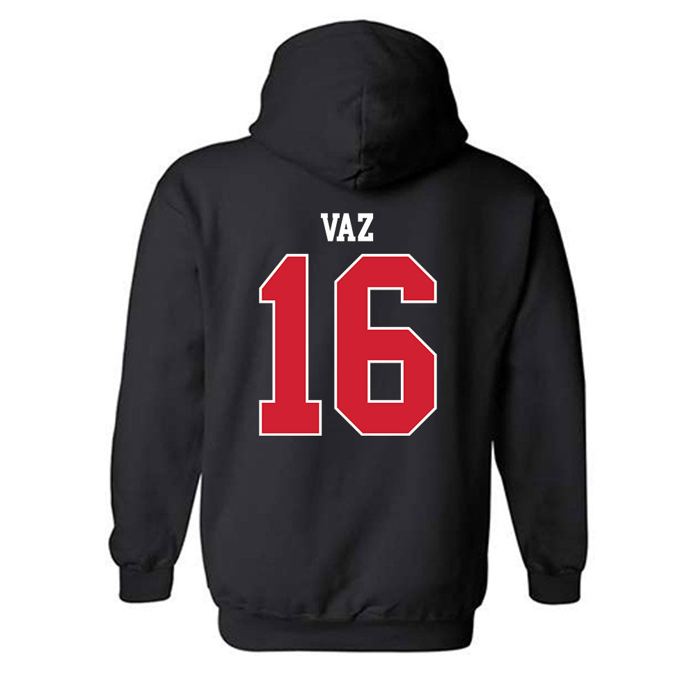 Fairfield - NCAA Men's Soccer : Alex Vaz - Classic Shersey Hooded Sweatshirt-1