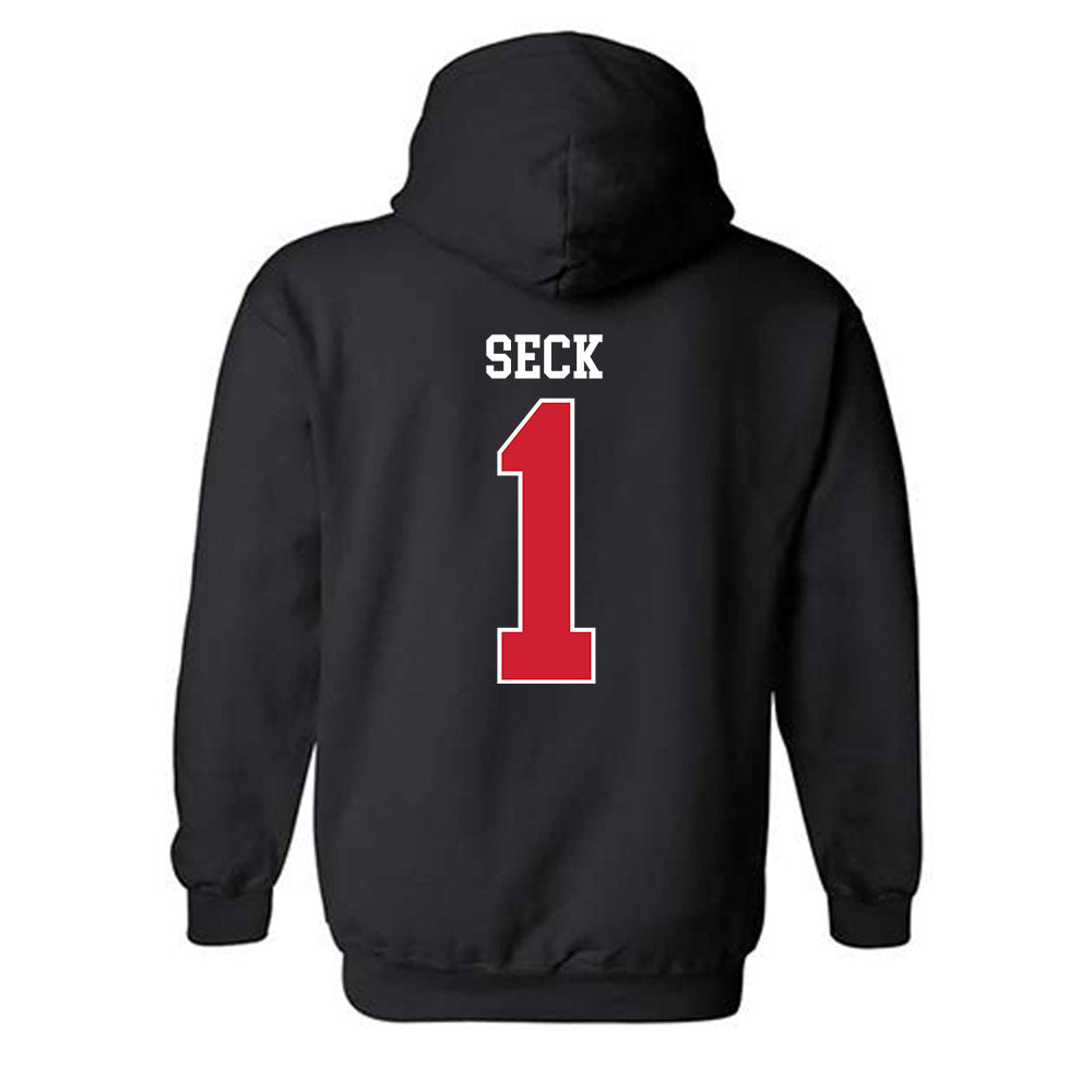 Fairfield - NCAA Men's Basketball : Birima Seck - Classic Shersey Hooded Sweatshirt