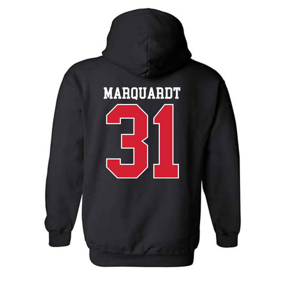 Fairfield - NCAA Women's Lacrosse : Anna Marquardt - Classic Shersey Hooded Sweatshirt-1