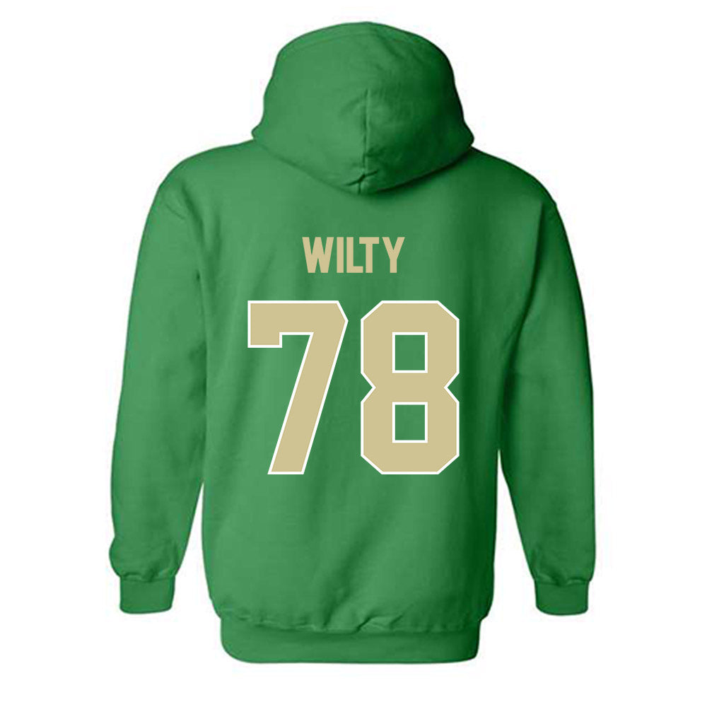 USF - NCAA Football : Jack Wilty - Sports Shersey Hooded Sweatshirt