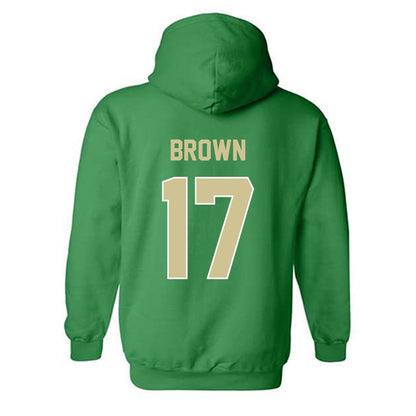 USF - NCAA Football : Byrum Brown - Sports Shersey Hooded Sweatshirt