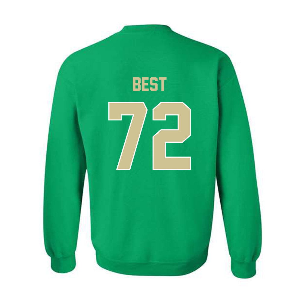 USF - NCAA Football : Cole Best - Sports Shersey Crewneck Sweatshirt-1