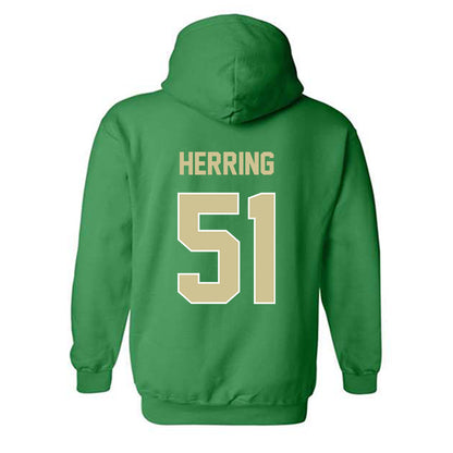 USF - NCAA Football : Zane Herring - Sports Shersey Hooded Sweatshirt