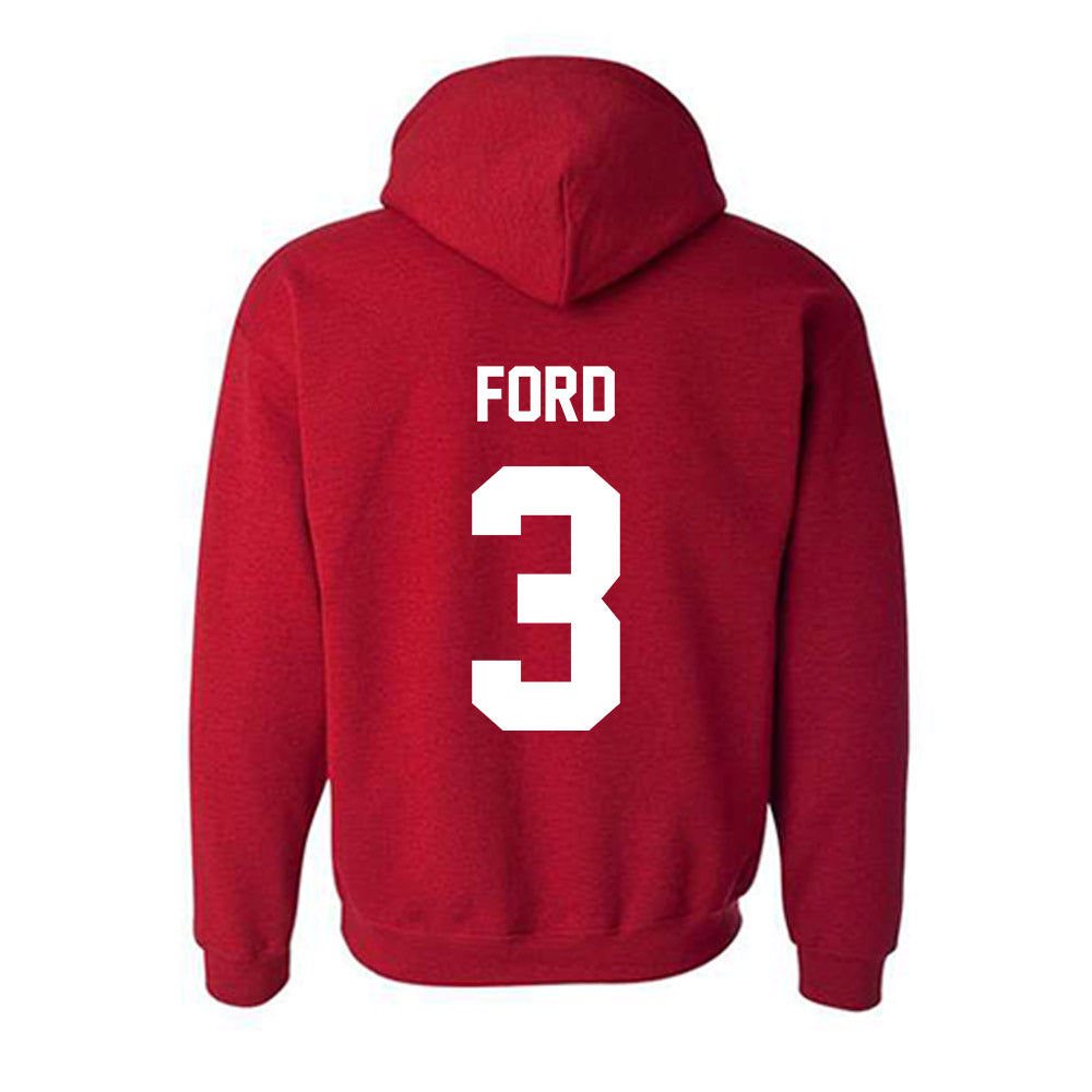 Arkansas State - NCAA Men's Basketball : Derrian Ford - Hooded Sweatshirt