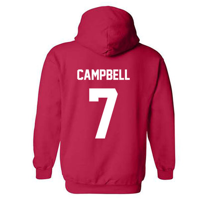 Arkansas State - NCAA Baseball : Cason Campbell - Classic Shersey Hooded Sweatshirt-1