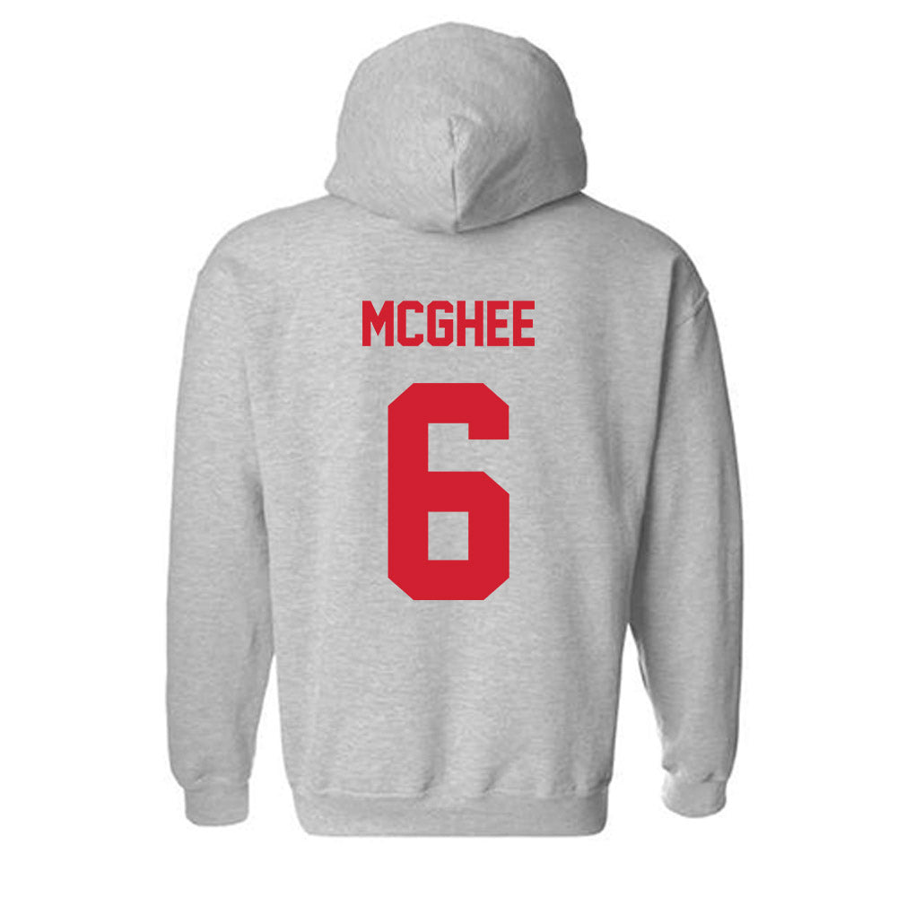 Arkansas State - NCAA Football : AG McGhee - Classic Shersey Hooded Sweatshirt-1