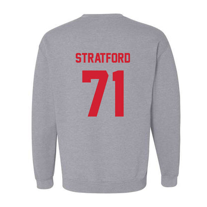 Arkansas State - NCAA Football : Chace Stratford - Classic Shersey Crewneck Sweatshirt-1