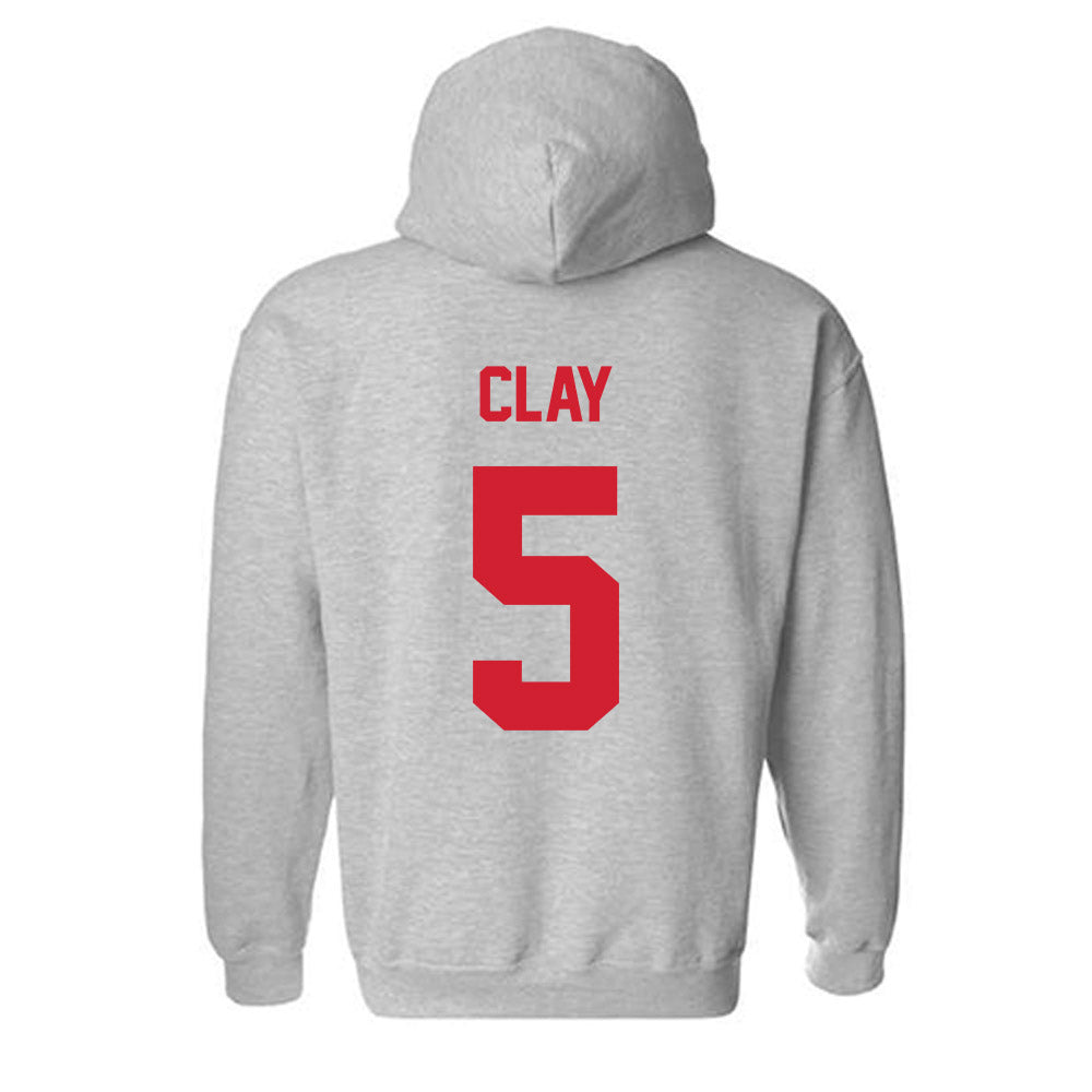 Arkansas State - NCAA Football : Kenyon Clay - Classic Shersey Hooded Sweatshirt-1