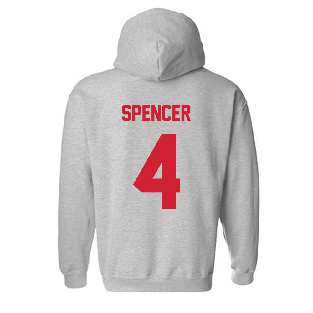 Arkansas State - NCAA Football : Devin Spencer - Classic Shersey Hooded Sweatshirt-1