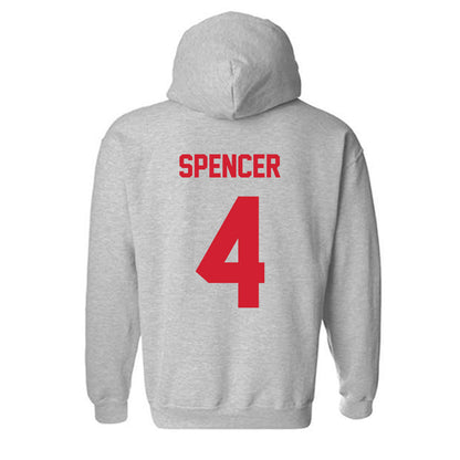 Arkansas State - NCAA Football : Devin Spencer - Classic Shersey Hooded Sweatshirt-1
