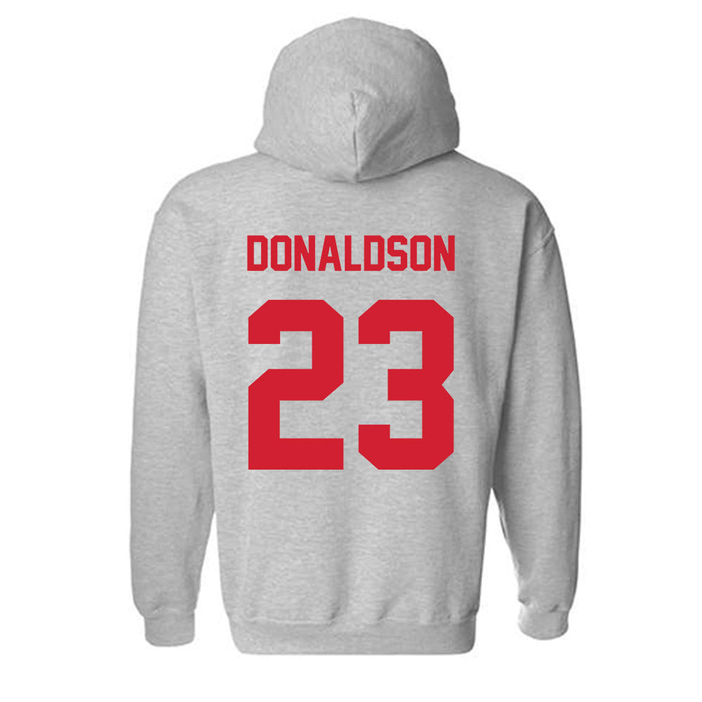 Arkansas State - NCAA Football : Caleb Donaldson - Classic Shersey Hooded Sweatshirt-1