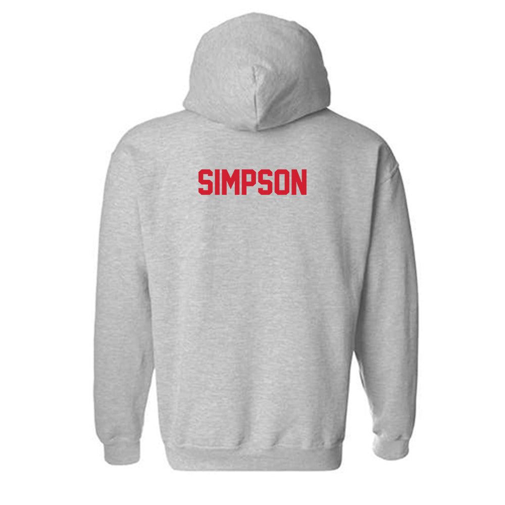 Arkansas State - NCAA Women's Track & Field : Keniya Simpson - Hooded Sweatshirt