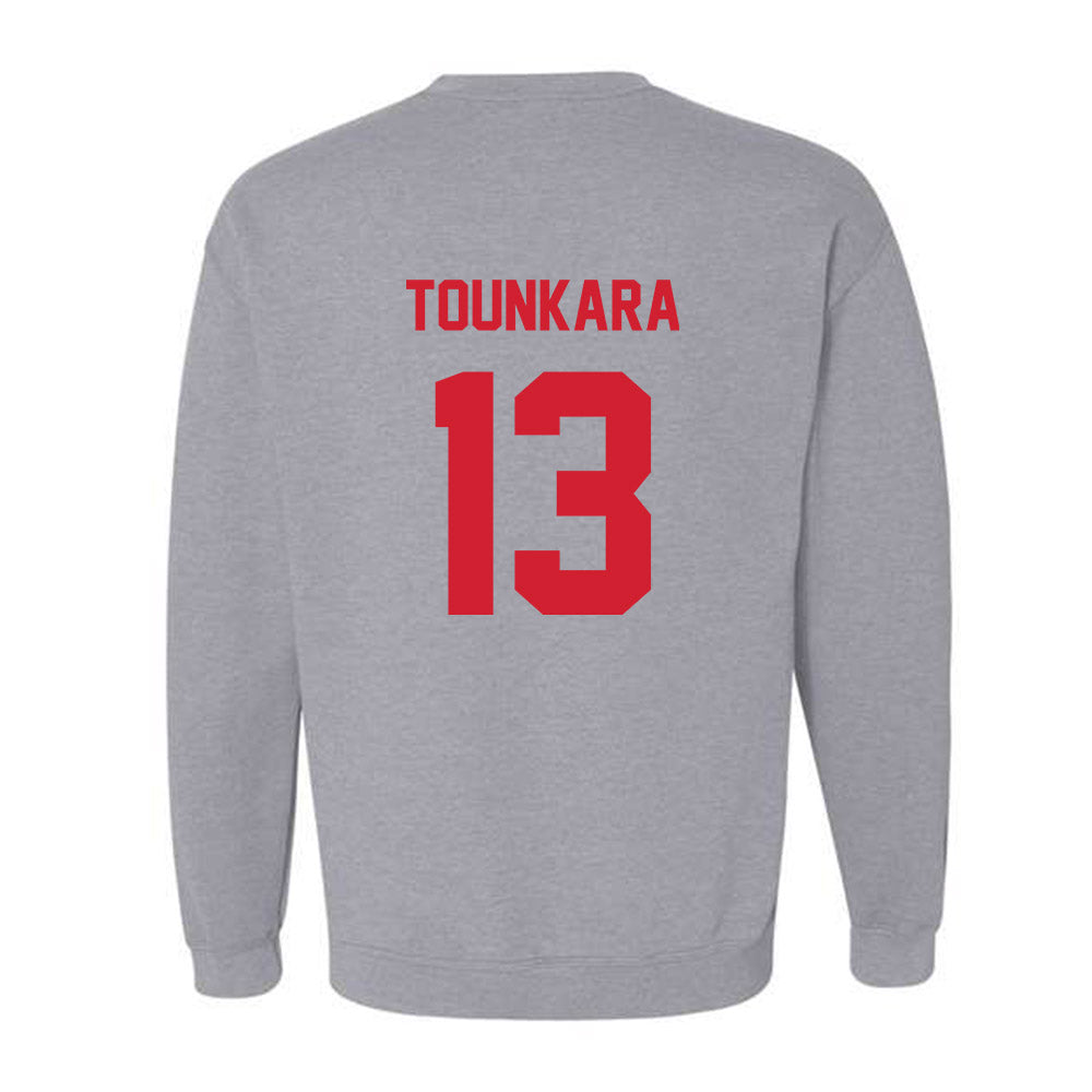 Arkansas State - NCAA Men's Basketball : Aly Tounkara - Classic Shersey Crewneck Sweatshirt-1